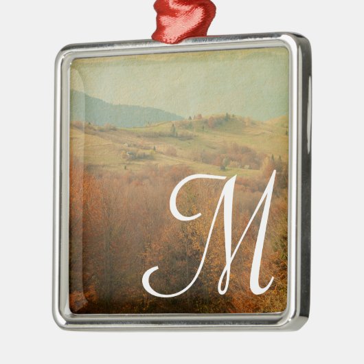 Italiaans land zijde monogram Initiaal Ornament (Links)