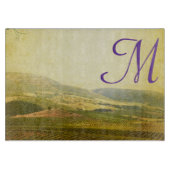 Italiaans landelijk monogram snijvlak snijplank (Voorkant)