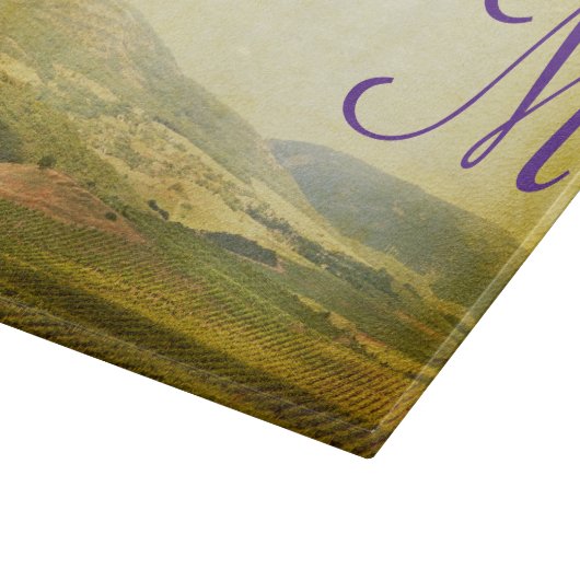 Italiaans landelijk monogram snijvlak snijplank (Hoek)