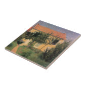 Italiaans landhuis met een rood dak tegeltje (Zijkant)