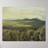 Italiaans landschap, 1833 poster (Voorkant)