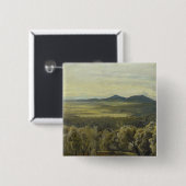 Italiaans landschap, 1833 vierkante button 5,1 cm (Voorkant /achterkant)