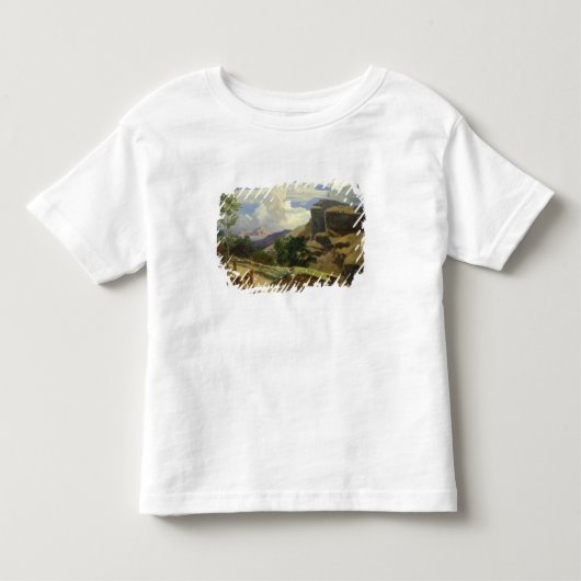 Italiaans landschap kinder shirts (Voorkant)