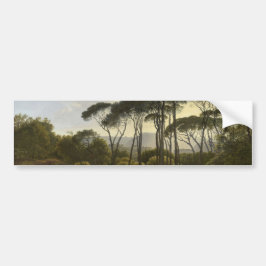 Italiaans landschap met de ringloopbomen (Voogd) Bumpersticker