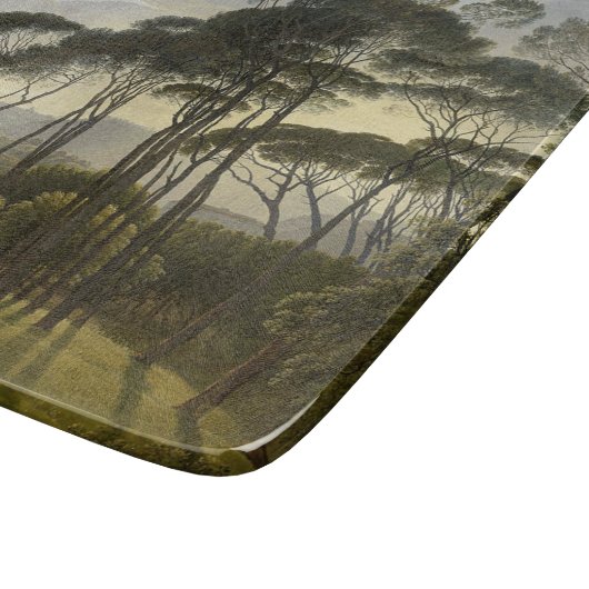 Italiaans landschap met de ringloopbomen (Voogd) Snijplank (Hoek)