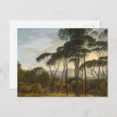 Italiaans landschap met staafjes briefkaart (Voorkant / Achterkant)