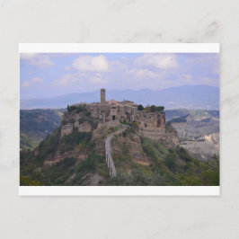 Italiaans landschap - Middeleeuwse stad Briefkaart