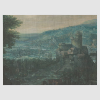 Italiaans landschap tissuepapier