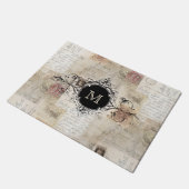 Italiaans "Leaf Monogram Mat" Deurmat (Schuin)