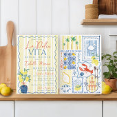 Italiaans Lemon Blue La Dolce Vita Vrijgezellenfee Kaart