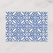 Italiaans Lemons Baby shower Luier Raffle Ticket Informatiekaartje (Achterkant)