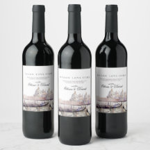 Italiaans Liefdesverhaal Venetië Script Bruiloft