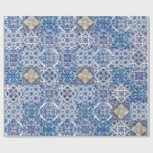 Italiaans Maiolica-cadeauverpakking | Elegant kera Cadeaupapier (Vlak)