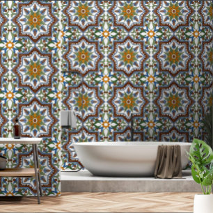 Italiaans Majolica patroon Behang