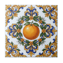 Italiaans Majolica-sinaasje citrusontwerp