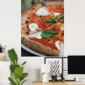 Italiaans Margherita Pizza Poster (Thuiskantoor)