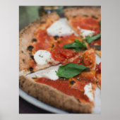 Italiaans Margherita Pizza Poster (Voorkant)