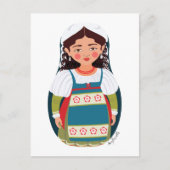 Italiaans Matryoshka Briefkaart (Voorkant)