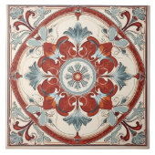  Italiaans mediterraan patroon Tegeltje (Voorkant)