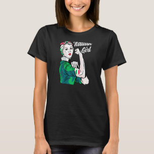 Italiaans Meisje Italië Vlag Cultuur Heritage Land T-shirt