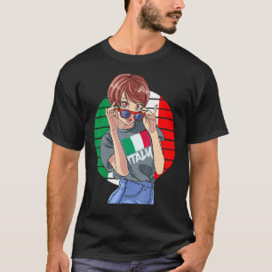 Italiaans meisje Italië vlag Italië Pride Italiano T-shirt