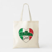 Italiaans meisje - Stijlvol en trots Italiaans erf Tote Bag (Achterkant)