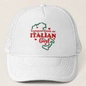 Italiaans meisje trucker pet (Voorkant)