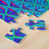 Italiaans mengsel van blauw legpuzzel (Zijkant)