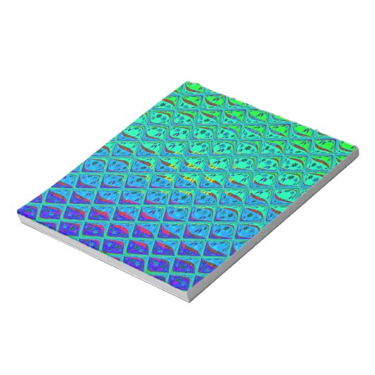 Italiaans mengsel van blauw notitieblok (Linkerzijde)