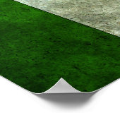 Italiaans merkgebonden staaleffect poster (Hoek)