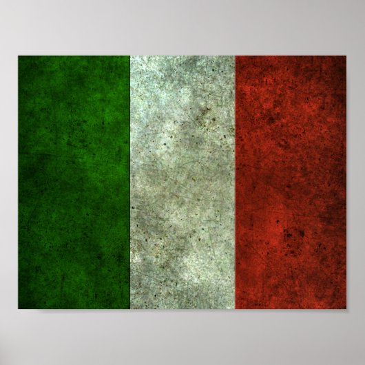 Italiaans merkgebonden staaleffect poster (Voorkant)