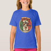 Italiaans met  Rome & Naples Pizza T-shirt (Voorkant)