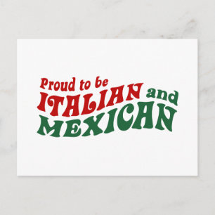 Italiaans Mexicaans Briefkaart