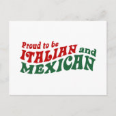 Italiaans Mexicaans Briefkaart (Voorkant)
