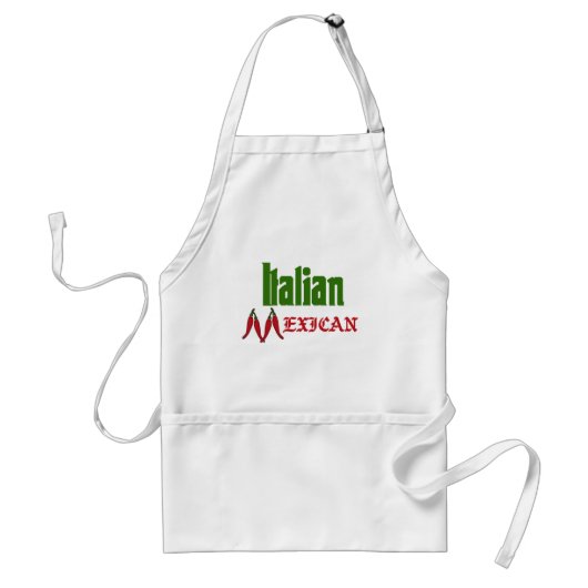 Italiaans Mexicaans Schort (Voorkant)