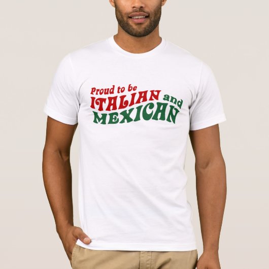 Italiaans Mexicaans T-shirt (Voorkant)
