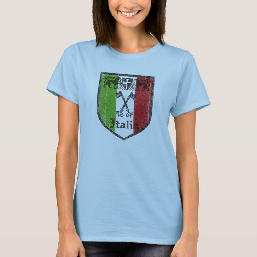 Italiaans middeleeuws wapen dames top shirt (Voorkant)