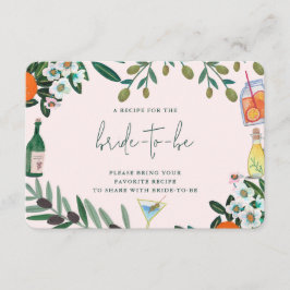 Italiaans Middellands Zee Bruidsfeest Deel Eén Rec Informatiekaartje