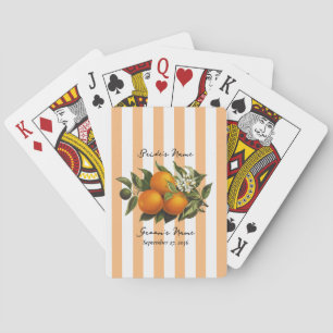 Italiaans Middellands Zee Citrus Citroen Sinaasapp Pokerkaarten