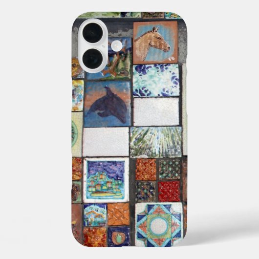 italiaans mozaïek Case-Mate iPhone case (Achterkant)