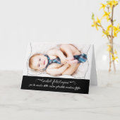 Italiaans nieuw jongetje gefeliciteerd kaart (Gele Bloem)