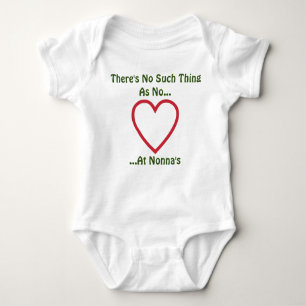 Italiaans Nonna's Meisje/Guy T-Shirt Baby Bodysuit