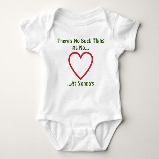 Italiaans Nonna's Meisje/Guy T-Shirt Baby Bodysuit (Voorkant)