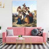 Italiaans ombudsman, 1835 canvas afdruk (Insitu (Woonkamer))