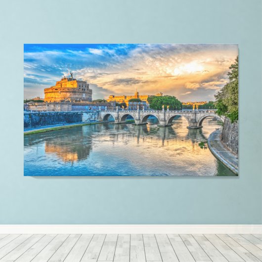 italiaans omwikkeld canvas afdruk (Insitu (Houten vloer))