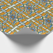 Italiaans ontwerp van tegel cadeaupapier (Hoek)