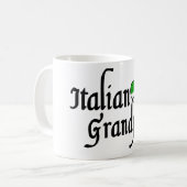 Italiaans opa Tshirt Koffiemok (Voorkant links)