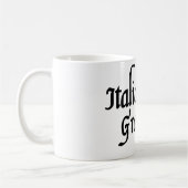 Italiaans opa Tshirt Koffiemok (Links)