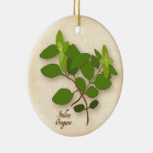 Italiaans Oregano Herb Ceramic Ornament (Rechts)