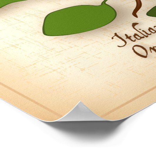 Italiaans Oregano Herb Poster (Hoek)